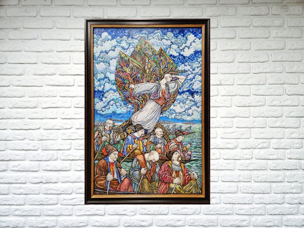 картина на подарунок, козаки картина, жанрова картина з козаками, картина з віною, війна картина,українська батальна сцена, батальна картина, український фольклор