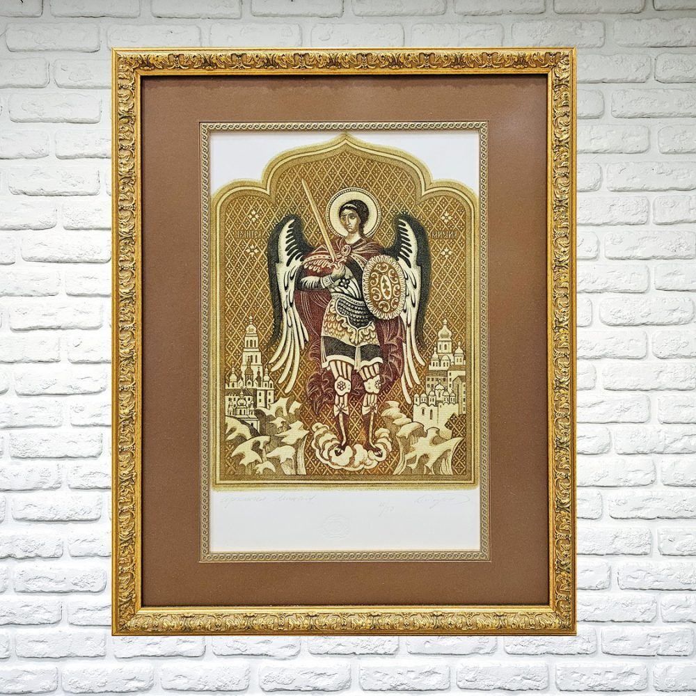 святий Михайло ікона, ангел михайло літографія