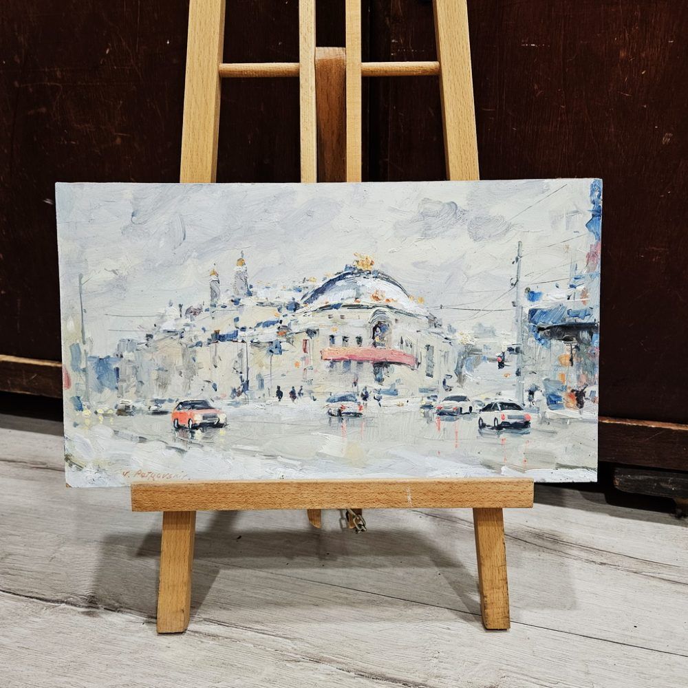 одеса картина, імпрессіонізи картина,міський пейзаж купити київ,вулиці одеси, одесса картина купить