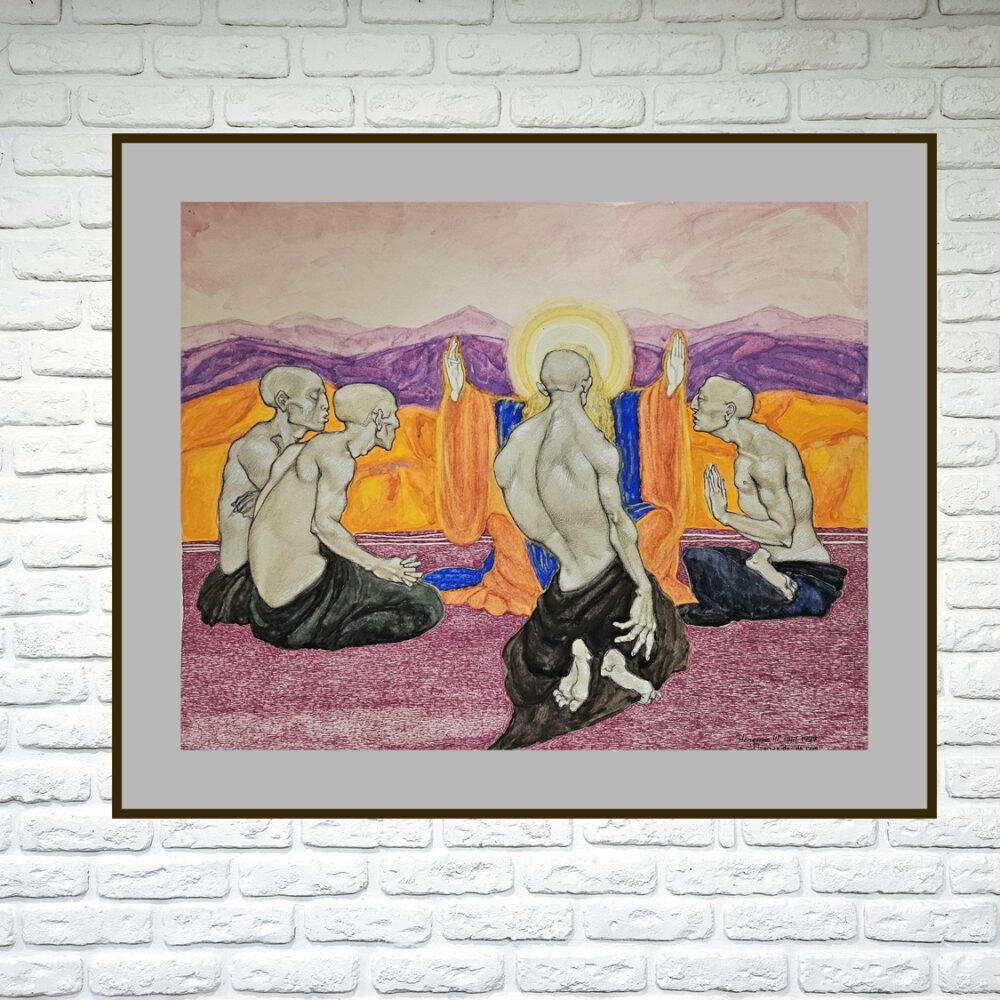 графіка купити Київ, жанрова графіка картина купити Київ, великі графічні картини купити на подарунок графіку, фантастика графіка, сюрреалізм графіка, сюрреалістична графіка. релігіозна картина, молитва картина