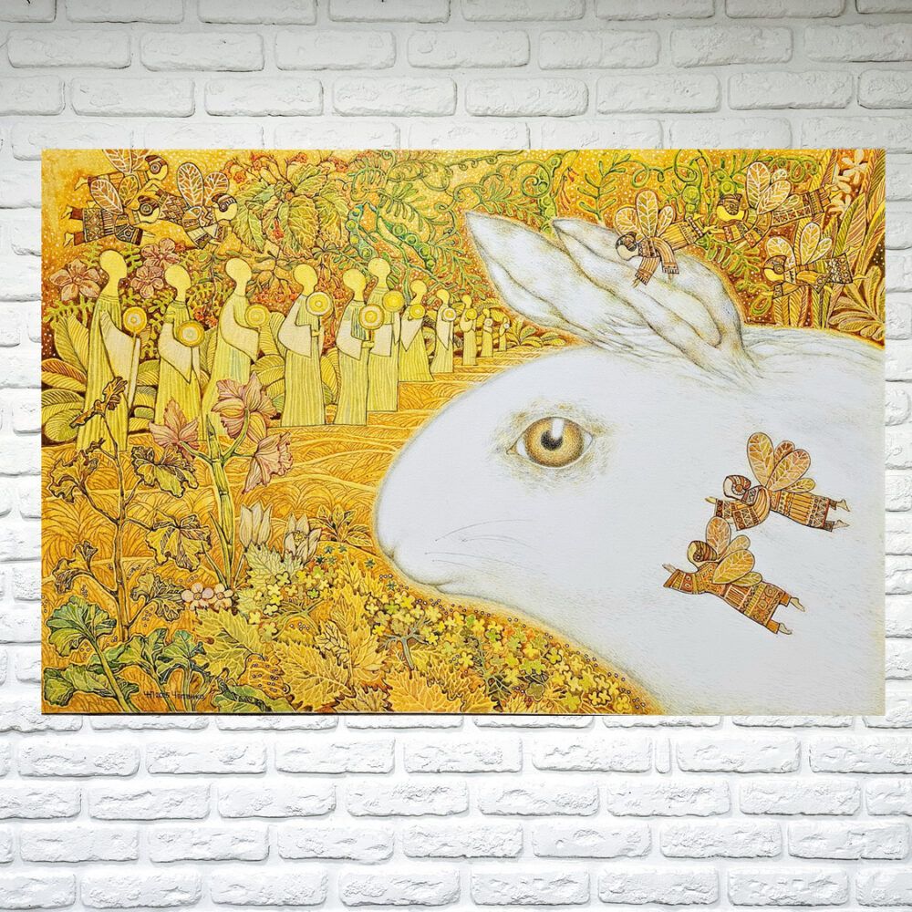 Жанрова картина купити Київ, заяць картина, кролик картина купити на подарунок, сюрреалістичні твоарики картини купити, дуже красиві картини, відомий художник, віп подарунок купити Україна, ексклюзивний живопис купити