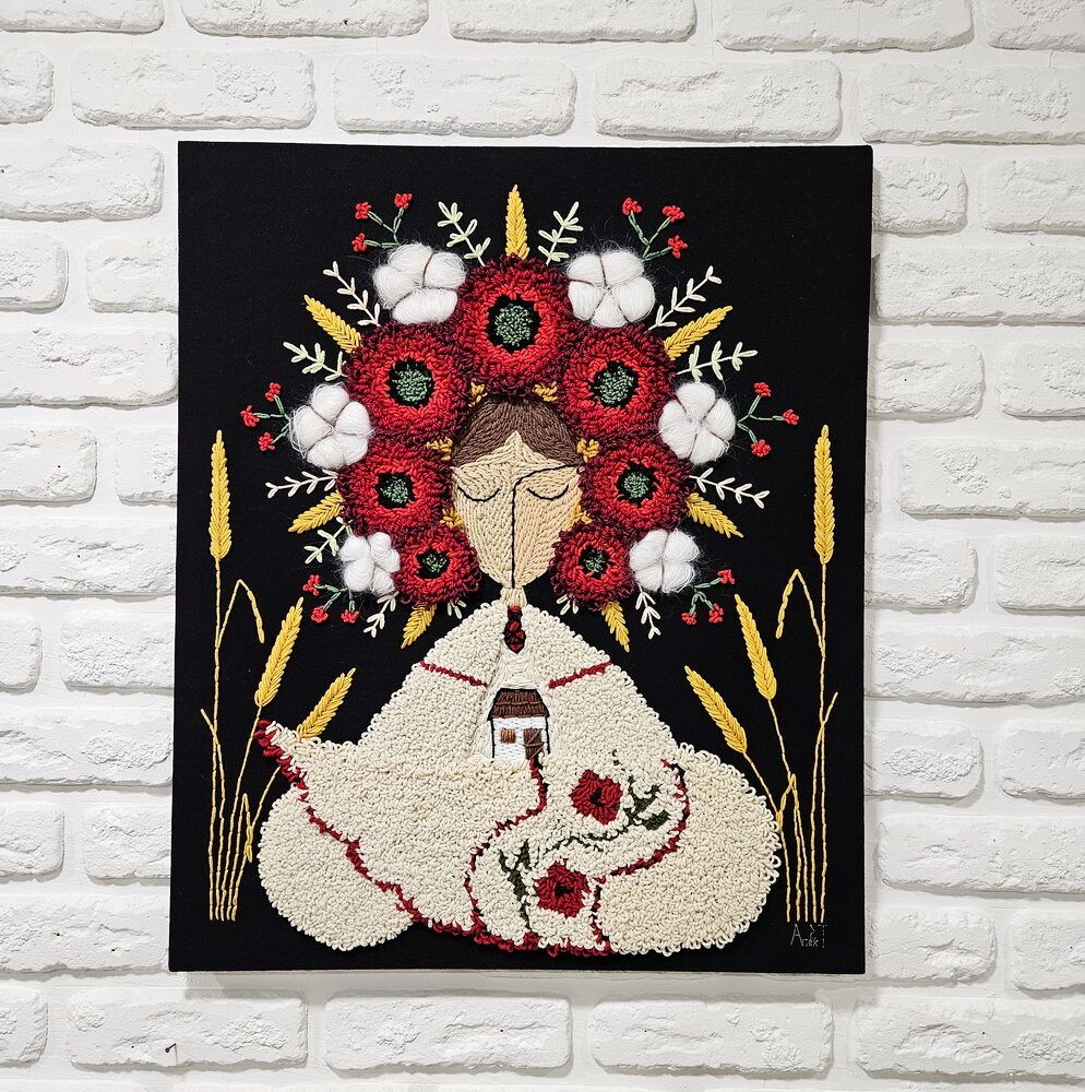 картина оберіг купити Київ, берегиня картина купити на подарунок жінці дівчині. Ексклюзивний український сувенір