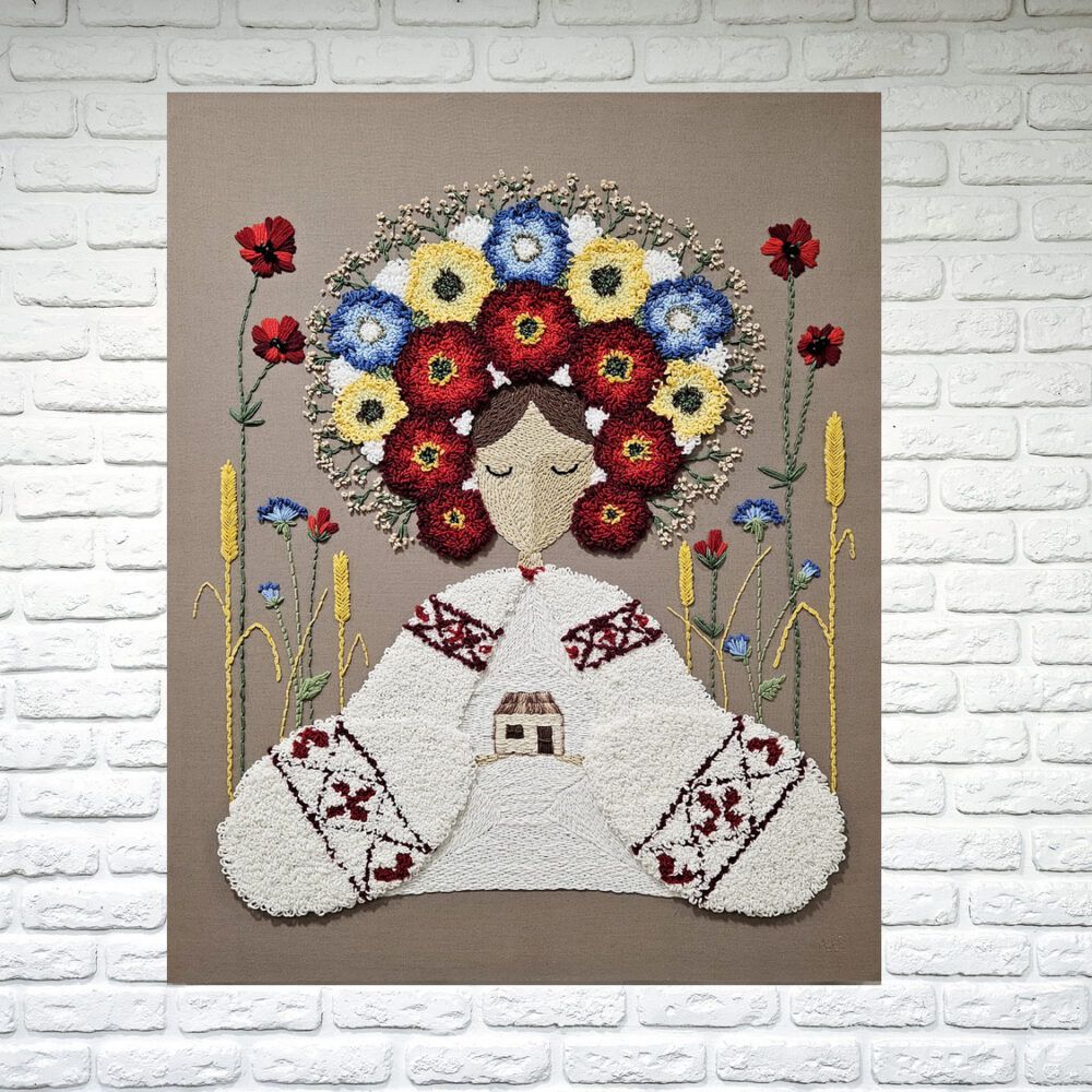 картина оберіг купити Київ, берегиня картина купити на подарунок жінці дівчині. Ексклюзивний український сувенір