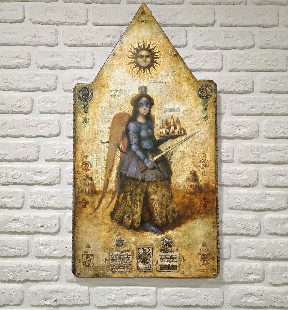 левкас картина купити Київ, богиня картина оберіг для дому, оберіг для родини, ексклюзивний живопис, ексклюзивний подарунок керівнику