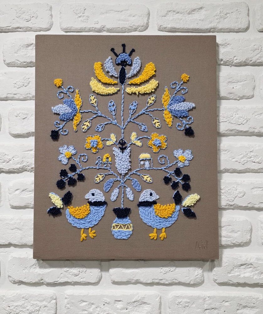 дерево роду картина, картина оберіг, картина на подарунок, подарунок іноземцю, подарунок батькам,