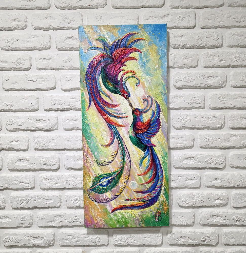 кохання картина купити Київ, картини з птахами купити Україна, картина на подарунок закоханим, колібрі картина з птахами