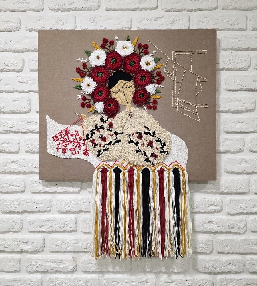 Вишита картина купити Київ, вишита берегиня картина, картина на подарунок, картина оберіг, обереги картини купити Україна