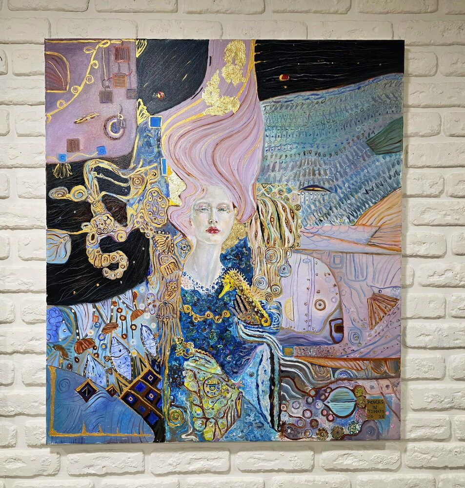 екслюзивна картина купити Київ, віп картина велика купити Україна, густав клімт картини в стилі клімта