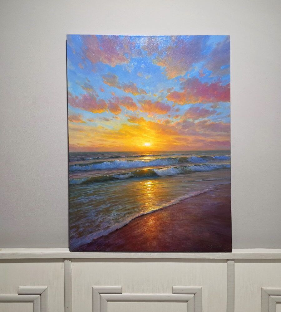 реалістичне море картина купити Київ, море картина купити Україна,реалістині моря купити картини з морями, подарунок керівнику море, закат на морі картина, світанок на морі картини купити, дуже красиве море картина, морський пейзаж картини, морські пейзажі купити