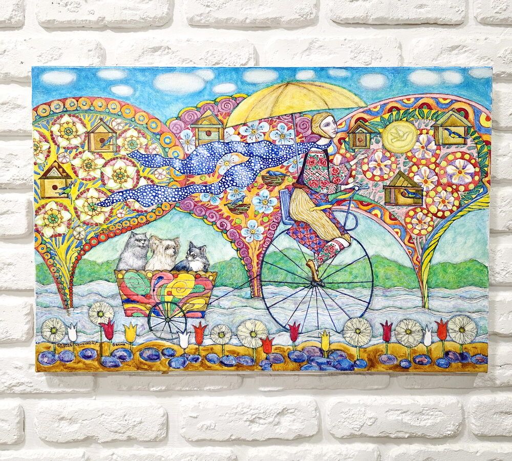 казки картини купити Київ, український фольклор картина купити Україна, українське народне мистецтво, сюрреалізм картина купити сюрреалістичні картини